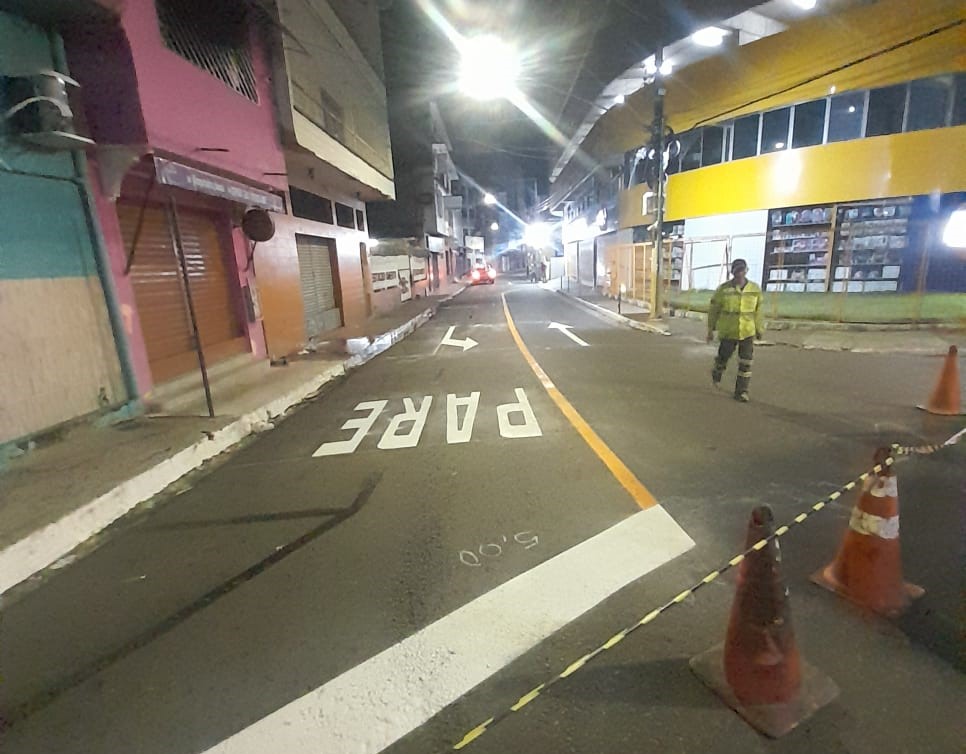Prefeitura de Manaus regulamenta sinalização da rua Mundurucus