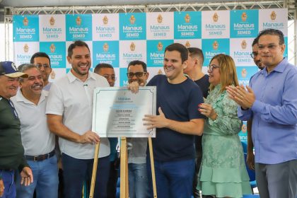 Vice-prefeito Renato Junior reinaugura escola municipal Nossa Senhora da Paz após reforma esperada há 20 anos