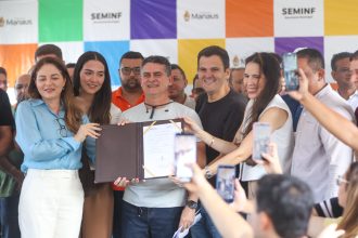 Prefeito assina ordem de serviço para novo complexo viário Passarão