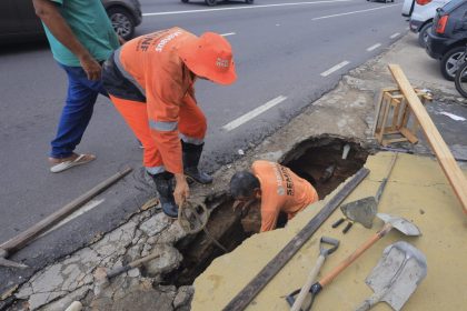 Prefeitura inicia obra emergencial na Constantino Nery