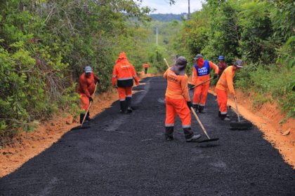 Prefeitura leva asfalto e desenvolvimento ao ramal Bandeirantes