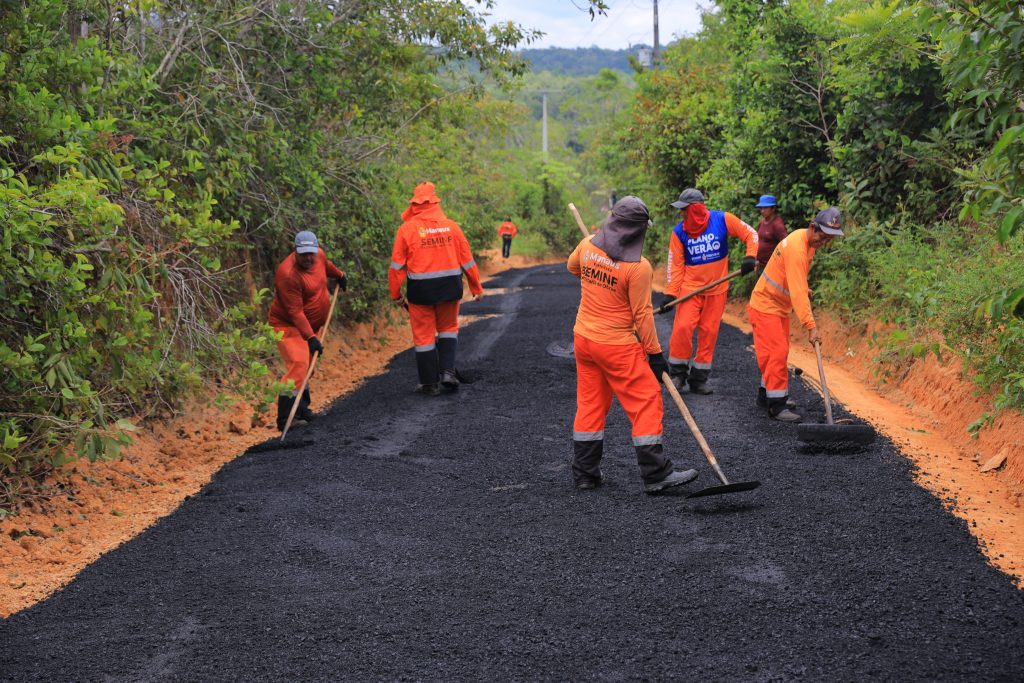 Prefeitura leva asfalto e desenvolvimento ao ramal Bandeirantes