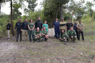Aldenor Lima participa de operação histórica que devolve onça-pintada ao seu habitat natural no Amazonas