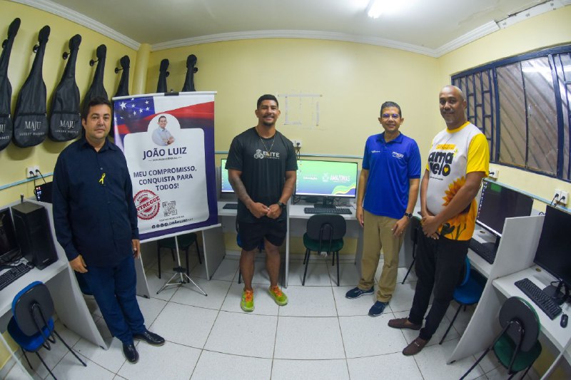 Emenda parlamentar de João Luiz garante novo laboratório de informática em escola pública