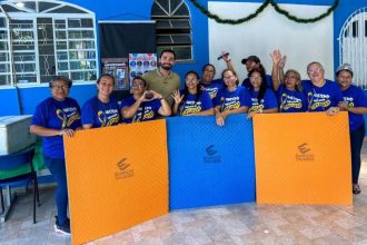 Eurico Tavares entrega tatames para projeto de jiu-jitsu no Instituto Autismo do Amazonas – Câmara Municipal de Manaus