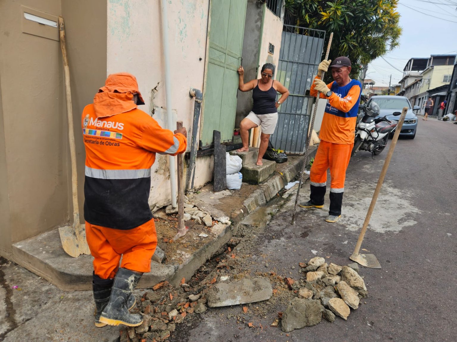 Prefeitura realiza manutenção de rede de drenagem profunda