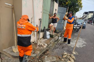 Prefeitura realiza manutenção de rede de drenagem profunda