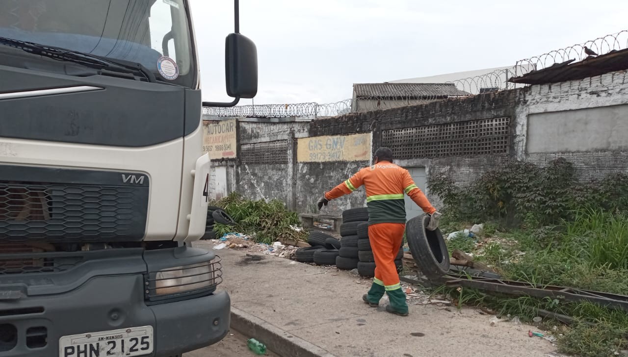 Prefeitura recolhe mais de 5 mil pneus descartados irregularmente