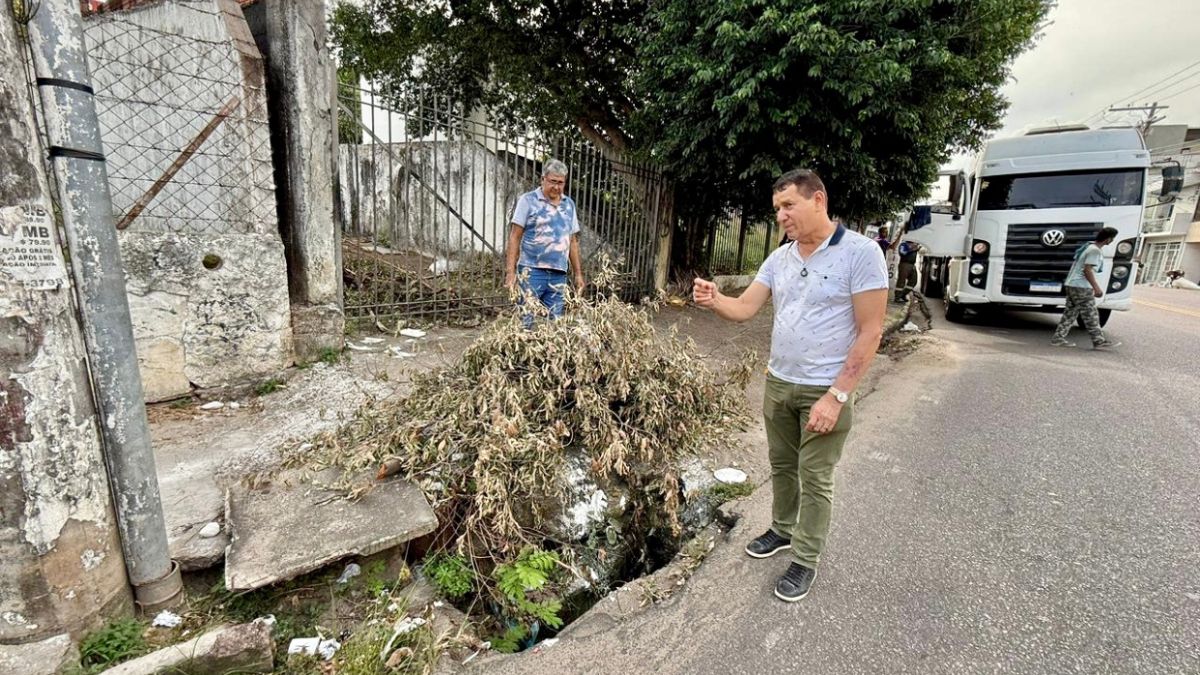 Roberto Sabino solicita manutenção em bueiro localizado no bairro Educandos – Câmara Municipal de Manaus