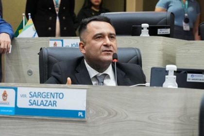 Sargento Salazar critica proposta de ‘sessão híbrida’ na Câmara Municipal de Manaus