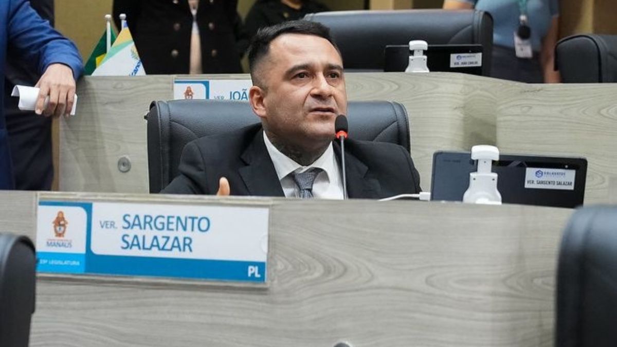 Sargento Salazar declara apoio aos professores e servidores municipais durante sessão na CMM – Câmara Municipal de Manaus