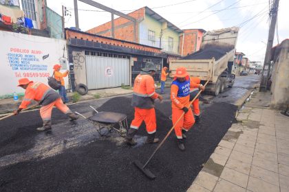 Prefeitura de Manaus revitaliza via do bairro Cidade Nova com ‘Plano de Verão’