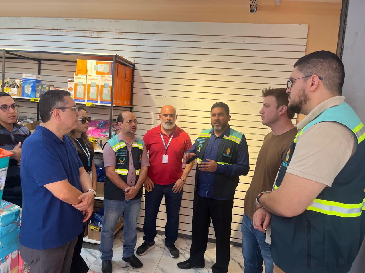 Vistoria no Centro para garantir novas vagas de carga e descarga em áreas do ‘Zona Azul’