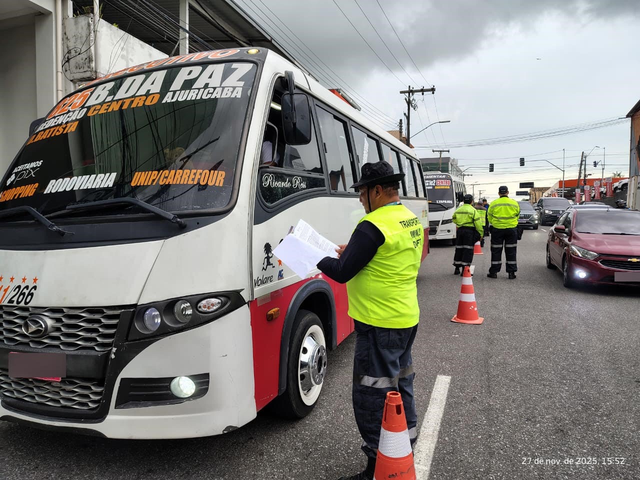 Prefeitura de Manaus intensifica fiscalização do transporte complementar e táxi na zona Sul