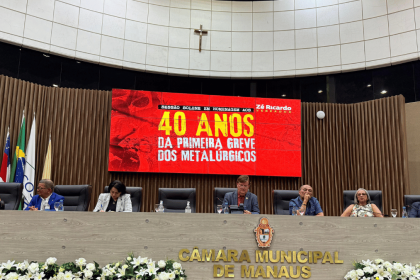 Zé Ricardo homenageia pioneiros sindicais e defende a continuidade da luta pelos direitos dos trabalhadores – Câmara Municipal de Manaus