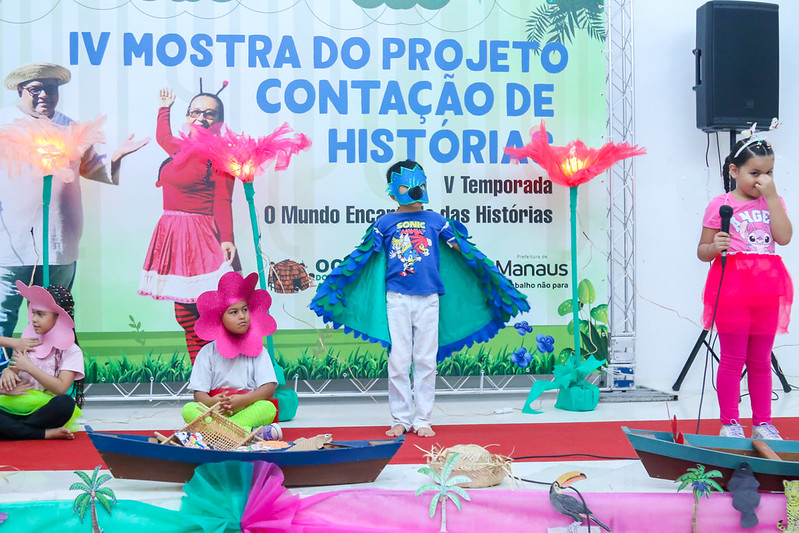 Prefeitura de Manaus promove ‘4ª Mostra do Projeto de Contação de Histórias da Educação Municipal’