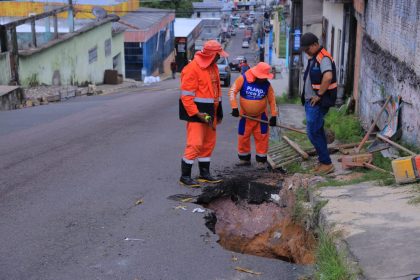 Recuperação do sistema de drenagem em trecho do São José