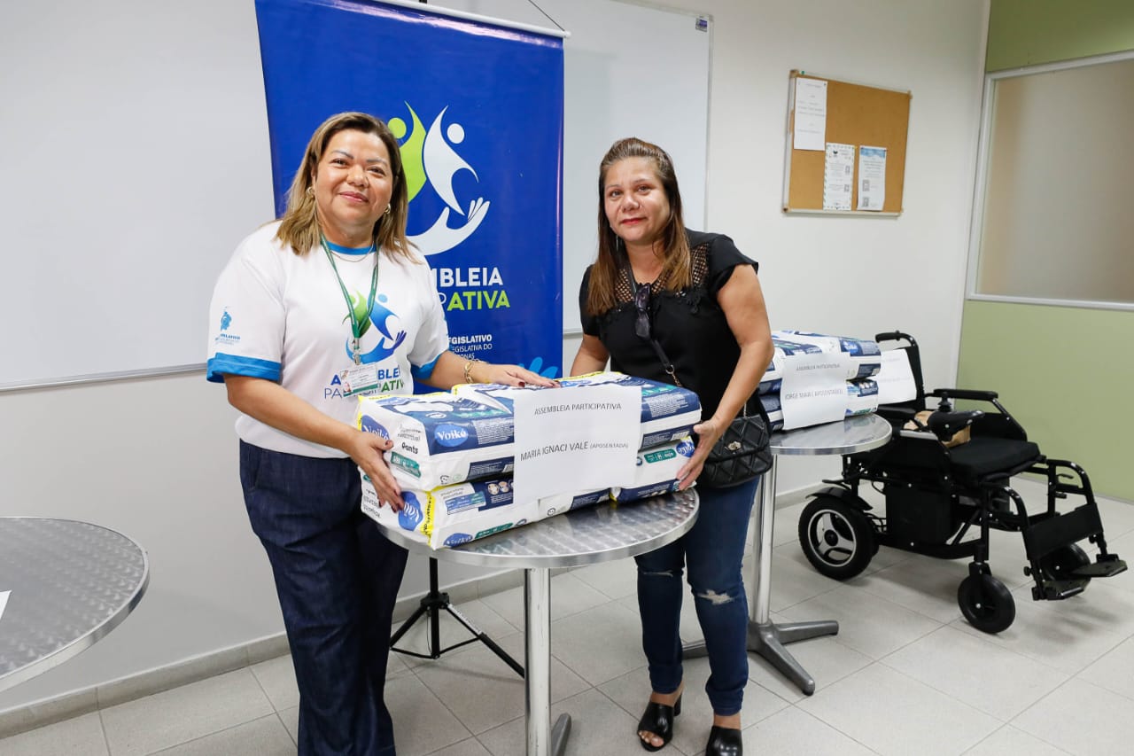 Aleam realiza entrega de doações do programa ‘Assembleia Participativa’
