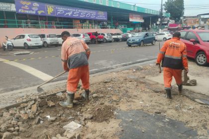 Prefeitura intensifica revitalização da drenagem na Compensa 2