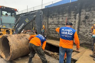 Prefeitura recupera rede de drenagem no bairro Santa Etelvina