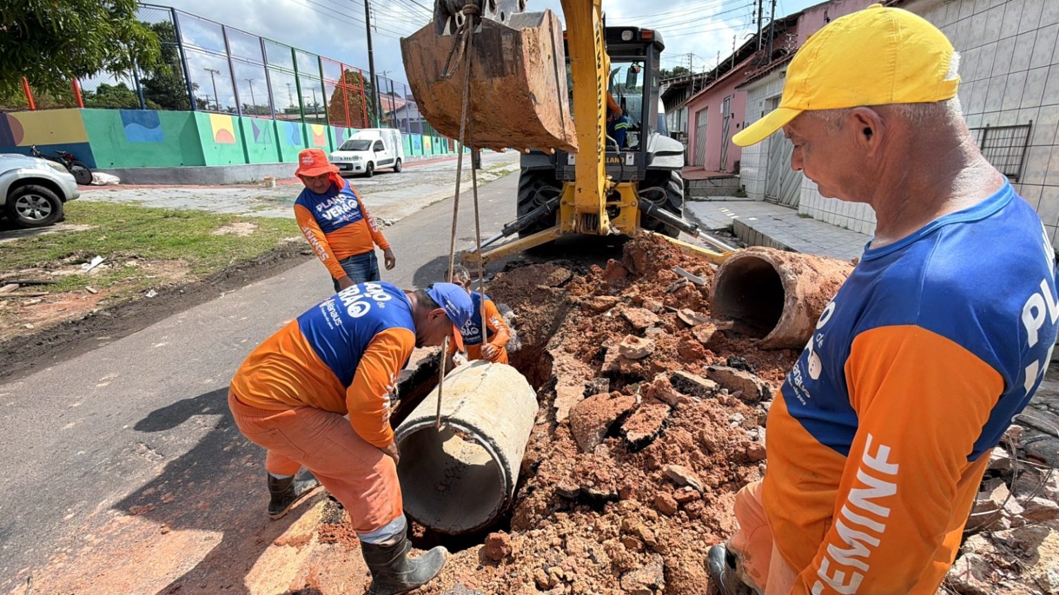Via do Planalto recebe serviços de infraestrutura da prefeitura