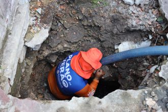 Prefeitura executa obra emergencial de recuperação no Centro