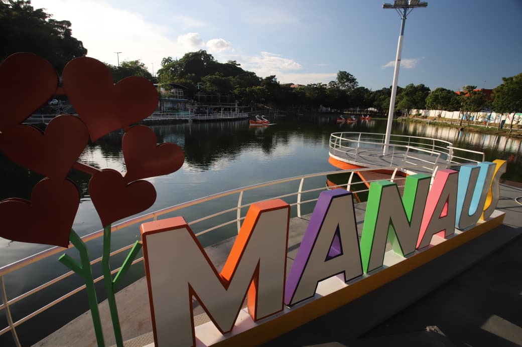 Manaus recebe novos letreiros em pontos turísticos e parques da capital