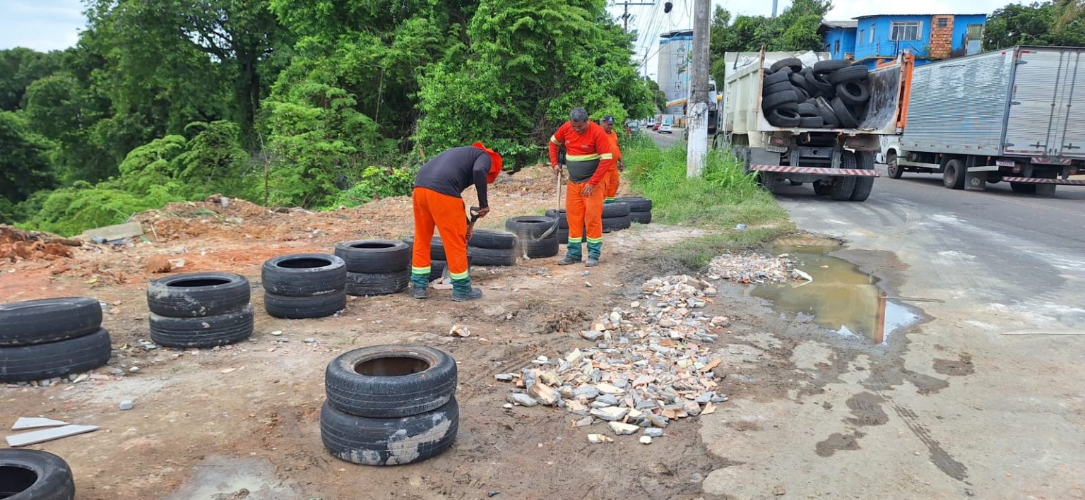 Prefeitura de Manaus combate lixeira irregular no Santo Antônio