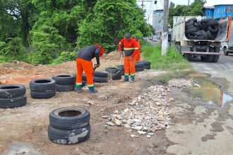 Prefeitura de Manaus combate lixeira irregular no Santo Antônio