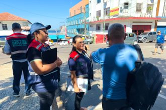 Desobstruções durante ‘Mutirão no Bairro’ no Centro
