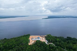 Prefeitura avança com concretagem da oca e restaurante do parque Encontro das Águas Rosa Almeida
