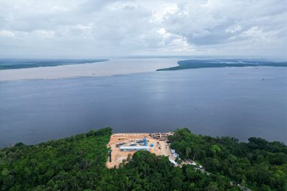 Prefeitura avança com concretagem da oca e restaurante do parque Encontro das Águas Rosa Almeida