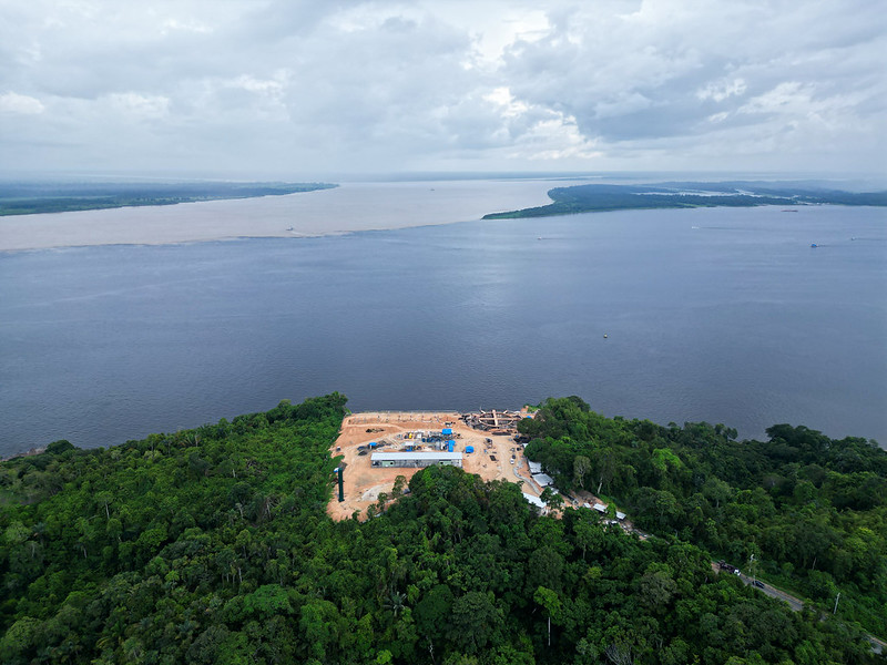 Prefeitura avança com concretagem da oca e restaurante do parque Encontro das Águas Rosa Almeida