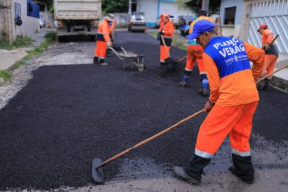 Prefeitura leva novo asfalto para ruas do bairro São Francisco