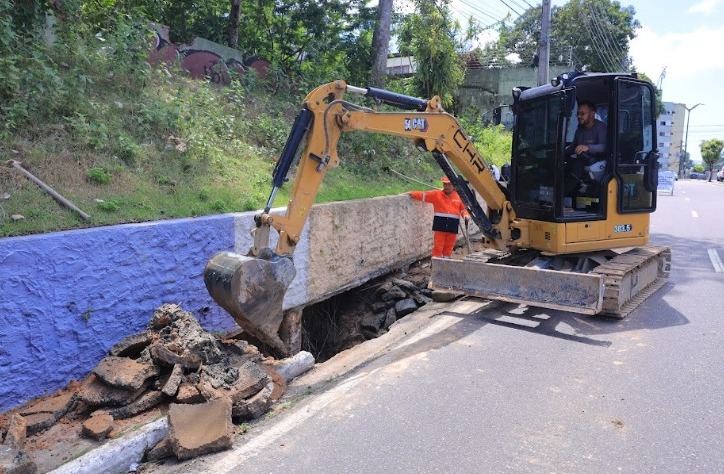 Prefeitura recupera 30 metros de galeria subterrânea na Maceió