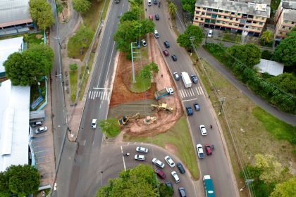 Prefeitura avança com a construção do complexo viário Passarão