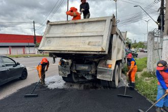 Prefeitura de Manaus reforça mobilidade no bairro Flores