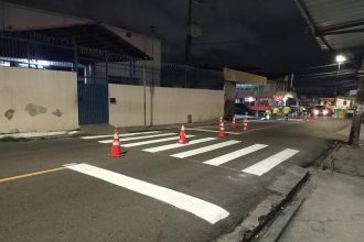 Prefeitura reforça sinalização viária em frente a escolas e amplia segurança no trânsito