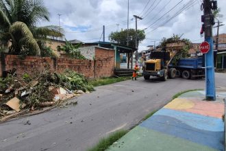 Prefeitura recolhe cerca de 500 toneladas de lixo em Manaus