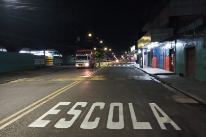 Ações da prefeitura reforçam segurança viária em áreas escolares de Manaus