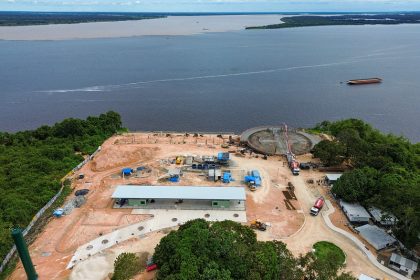 Prefeitura faz concretagem de vigas e laje da oca Niemeyer