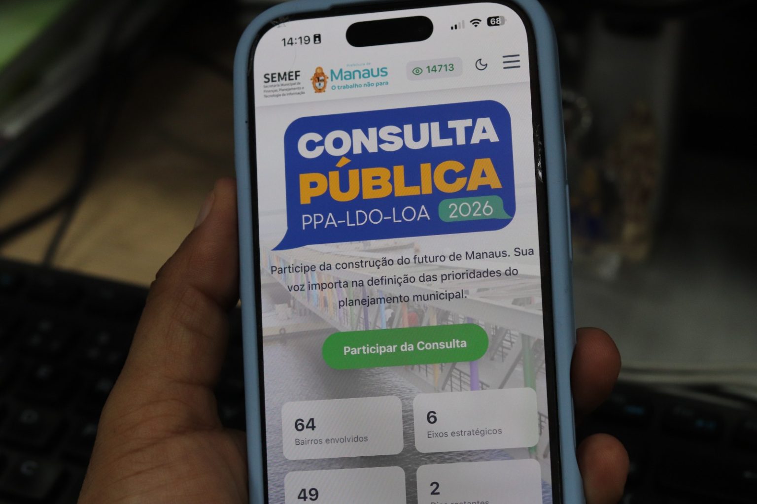 Prefeitura prorroga prazo da Consulta Pública On-line 2026
