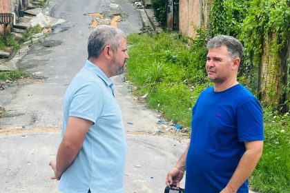 Elan Alencar solicita melhorias de infraestrutura para o bairro Nova Vitória
