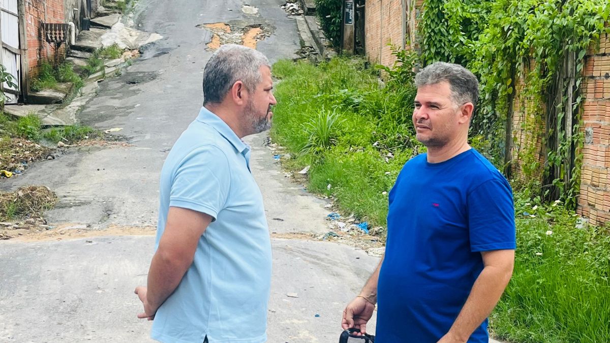 Elan Alencar solicita melhorias de infraestrutura para o bairro Nova Vitória