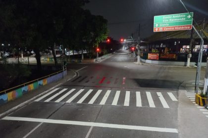 Prefeitura de Manaus investe na organização do trânsito com implantação de sinalização na capital