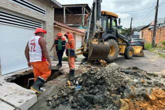 Obras da Prefeitura de Manaus recuperam drenagem profunda