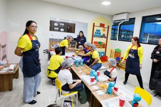 Oficina educativa reforça cuidado alimentar e saúde bucal no Centro de Inclusão Sensorial da Aleam