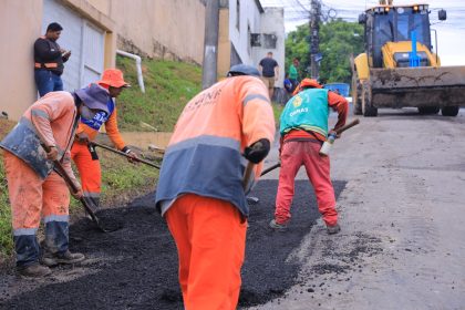 PMM avança com recuperação asfáltica no bairro Cidade de Deus