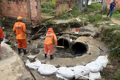 Prefeitura de Manaus recupera caixa coletora no beco Ayrão e garante mais segurança e acessibilidade no bairro Cachoeirinha