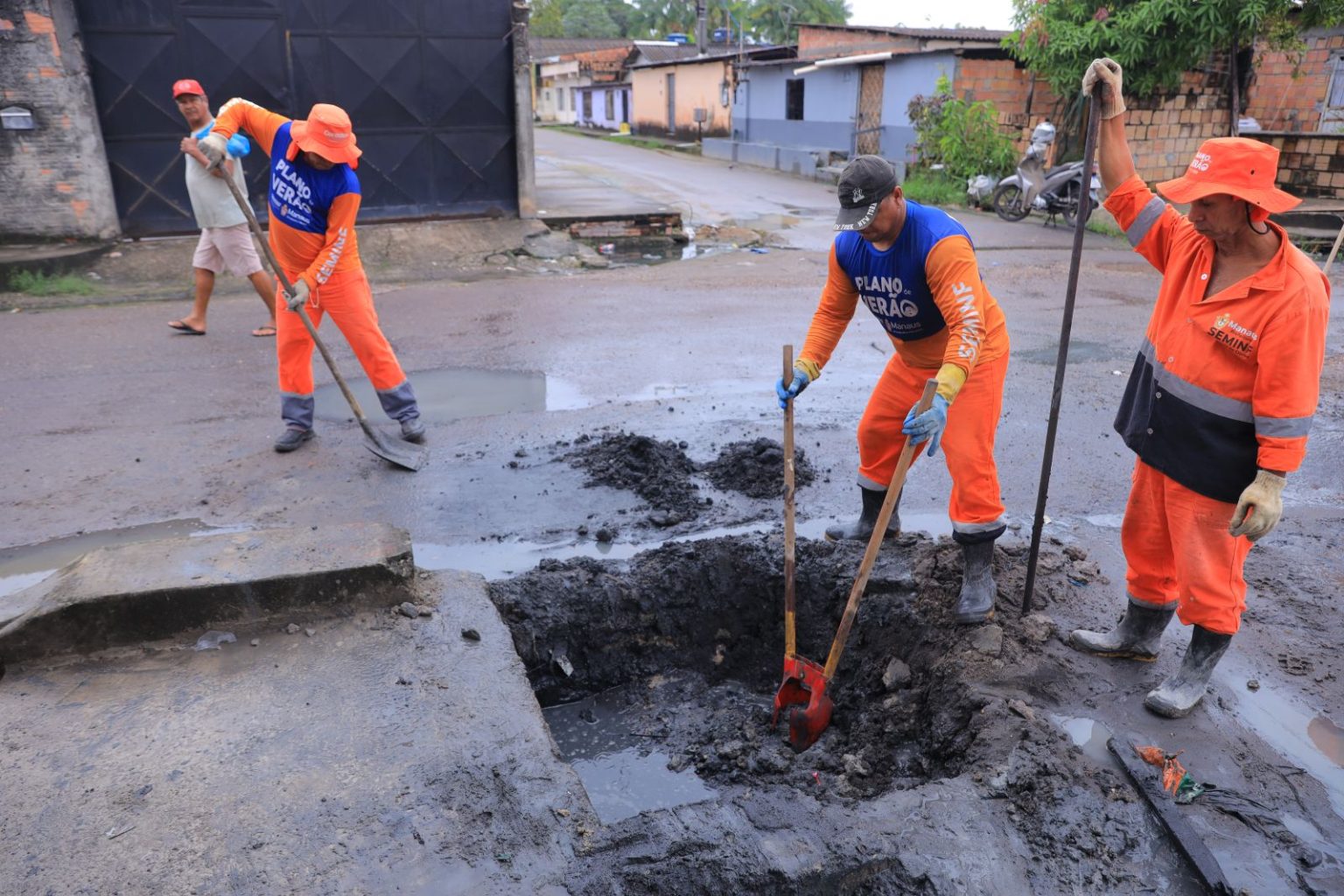 PMM reforça drenagem na comunidade Nossa Senhora de Fátima